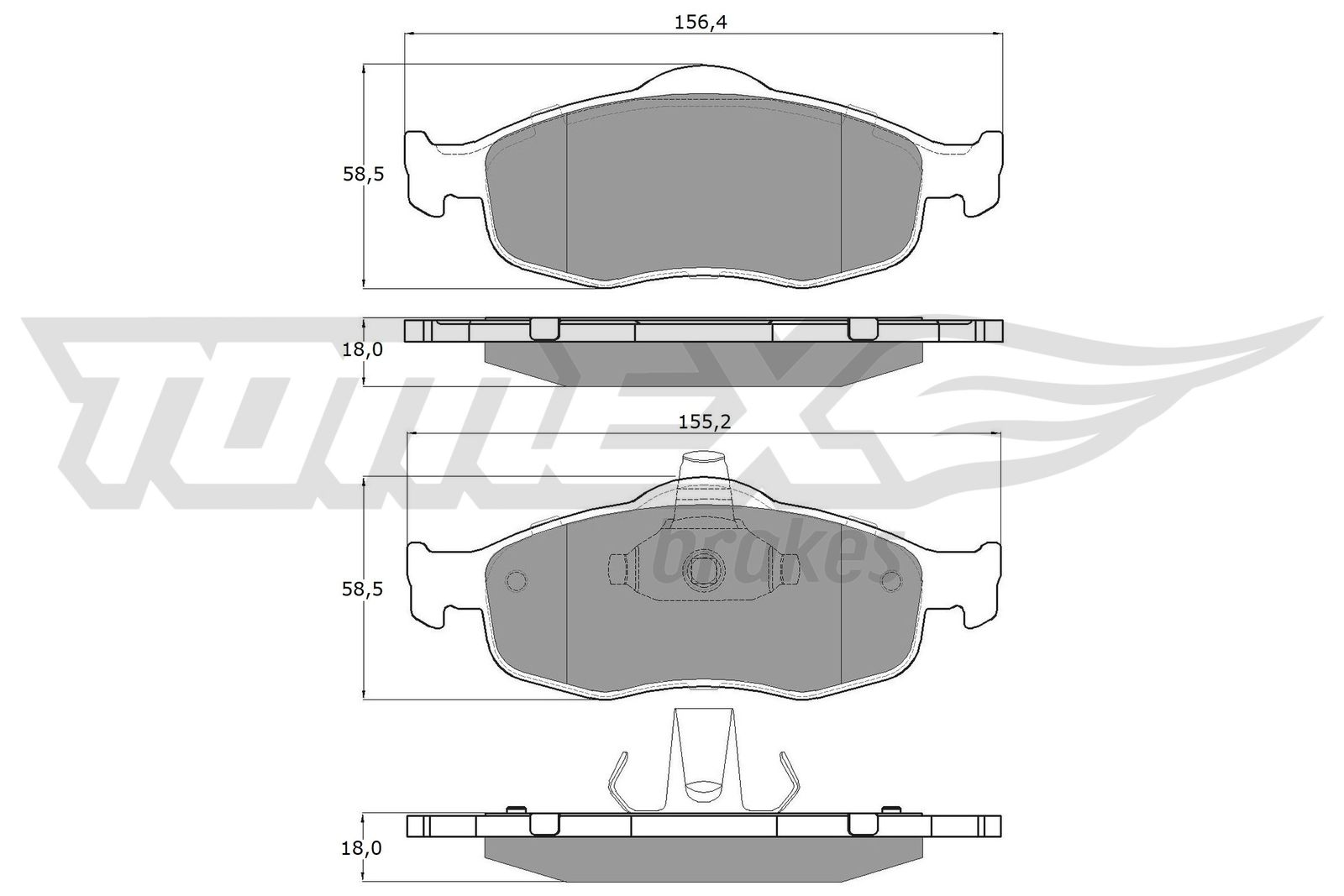 TOMEX Brakes TX 11-19 Sada...